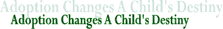 Adoption Changes A Child's Destiny